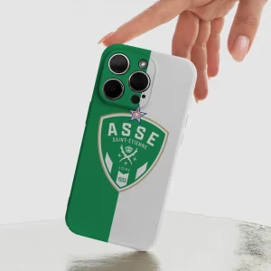 film résistant coques de téléphone pour iphone 16 15 14 13 12 11 x xr xs 7 8 plus pro max iphone13 iphone15 mini club fc saints etiennes as